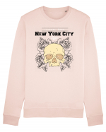 New York City Skull Bluză mânecă lungă Unisex Rise