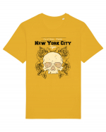 New York City Skull Tricou mânecă scurtă Unisex Rocker