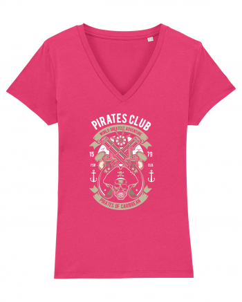 Pirates Caraibe Skull Raspberry