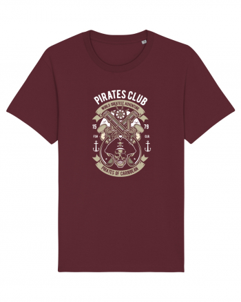 Pirates Caraibe Skull Burgundy