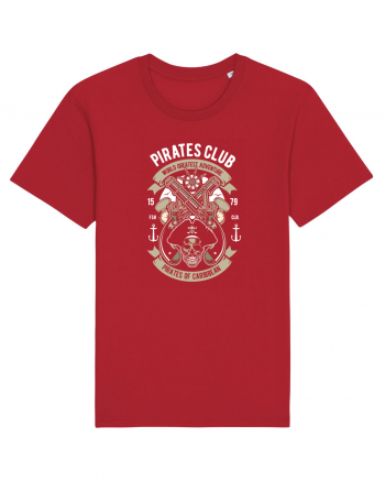 Pirates Caraibe Skull Red