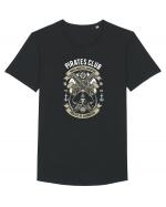 Pirates Caraibe Skull Tricou mânecă scurtă guler larg Bărbat Skater