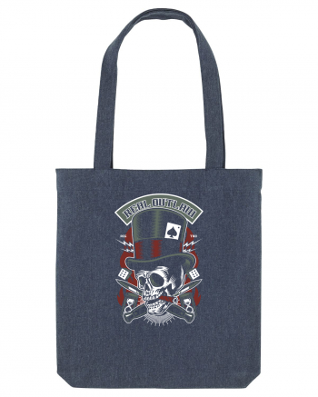 Real Outlaw Skull Midnight Blue