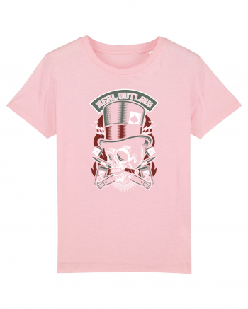 Real Outlaw Skull Cotton Pink