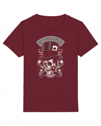 Real Outlaw Skull Burgundy