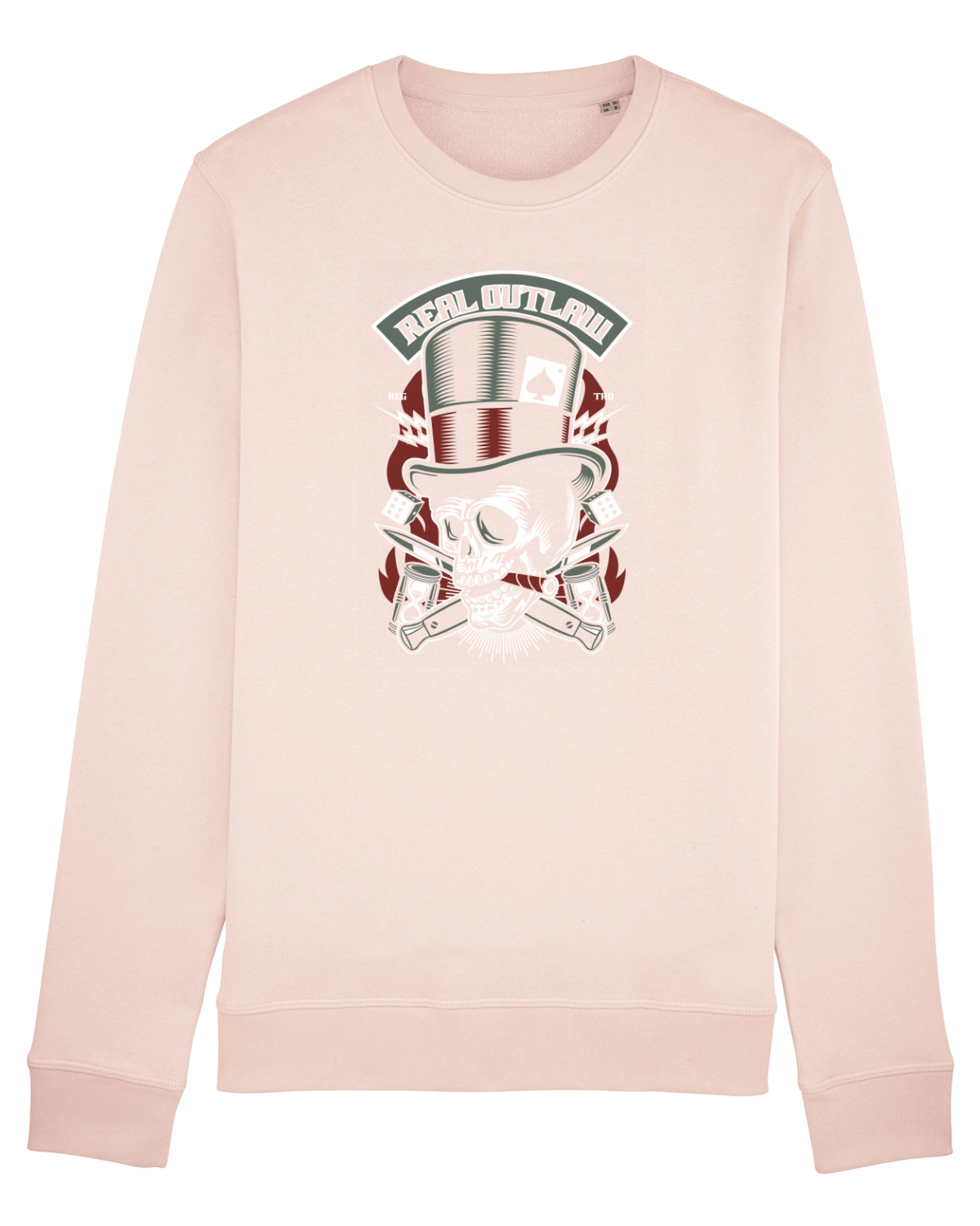 Bluză mânecă lungă Unisex Rise Candy Pink