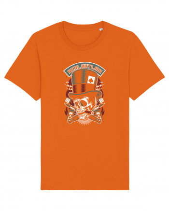 Real Outlaw Skull Bright Orange