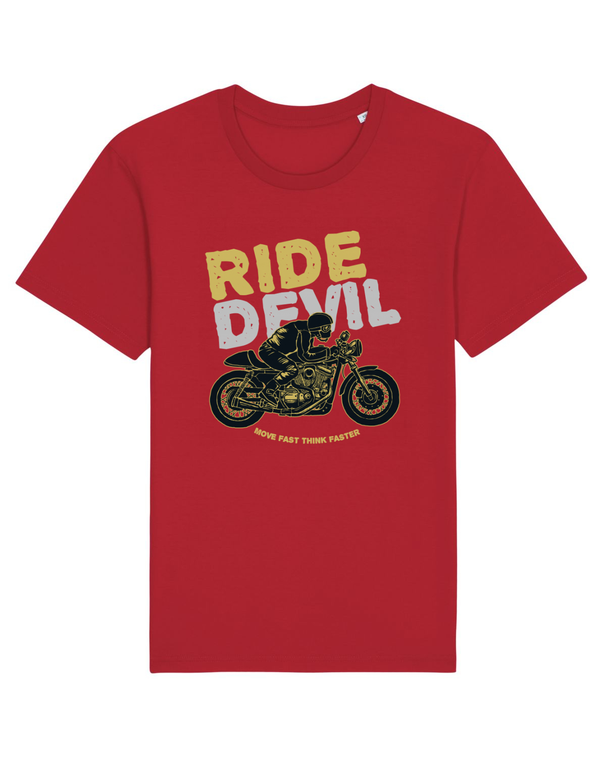 Tricou mânecă scurtă Unisex Rocker Red