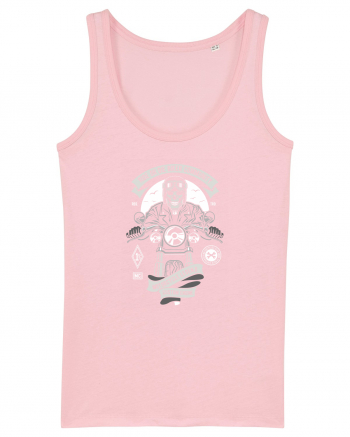 Ride or Die Biker Skull Cotton Pink