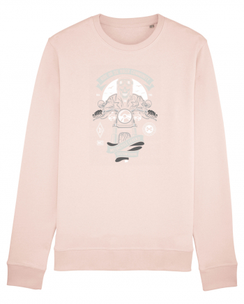 Ride or Die Biker Skull Candy Pink