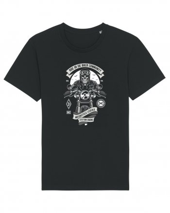 Ride or Die Biker Skull Black