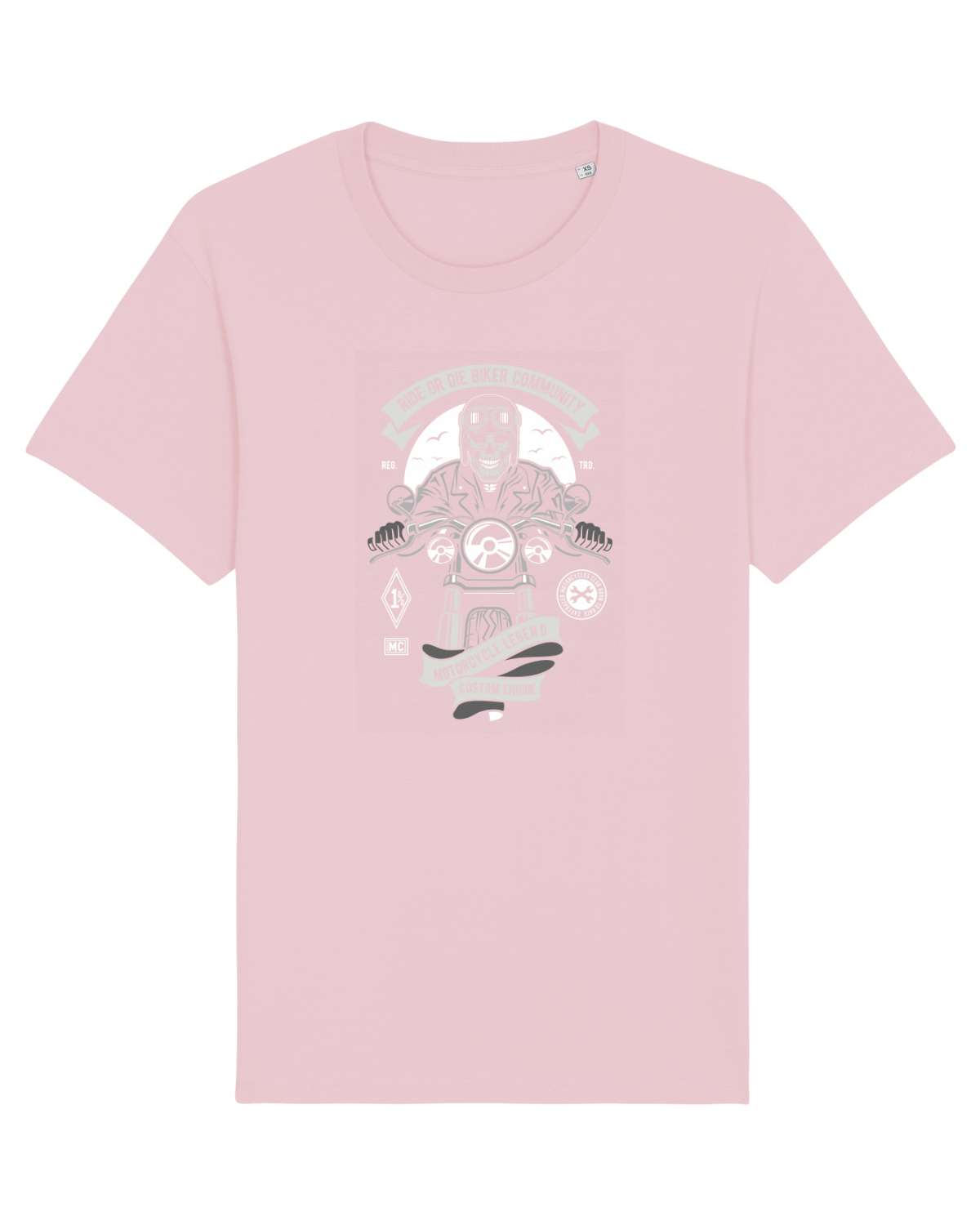 Tricou mânecă scurtă Unisex Rocker Cotton Pink