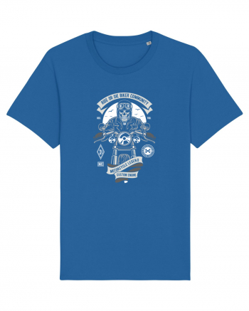 Ride or Die Biker Skull Royal Blue