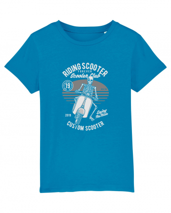 Scooter Skull Azur