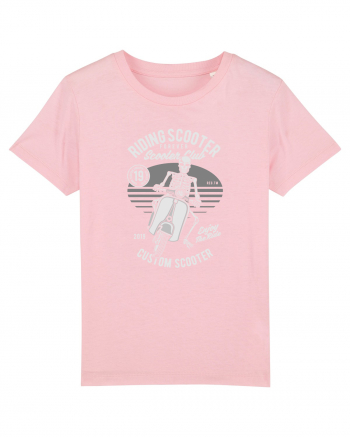 Scooter Skull Cotton Pink
