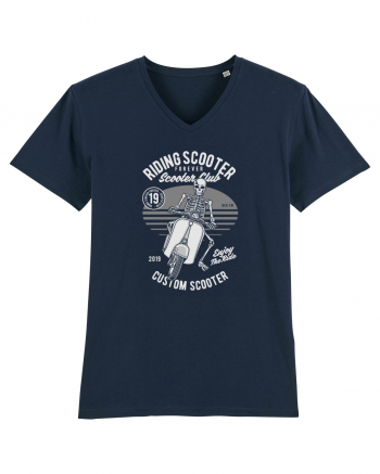 Scooter Skull French Navy