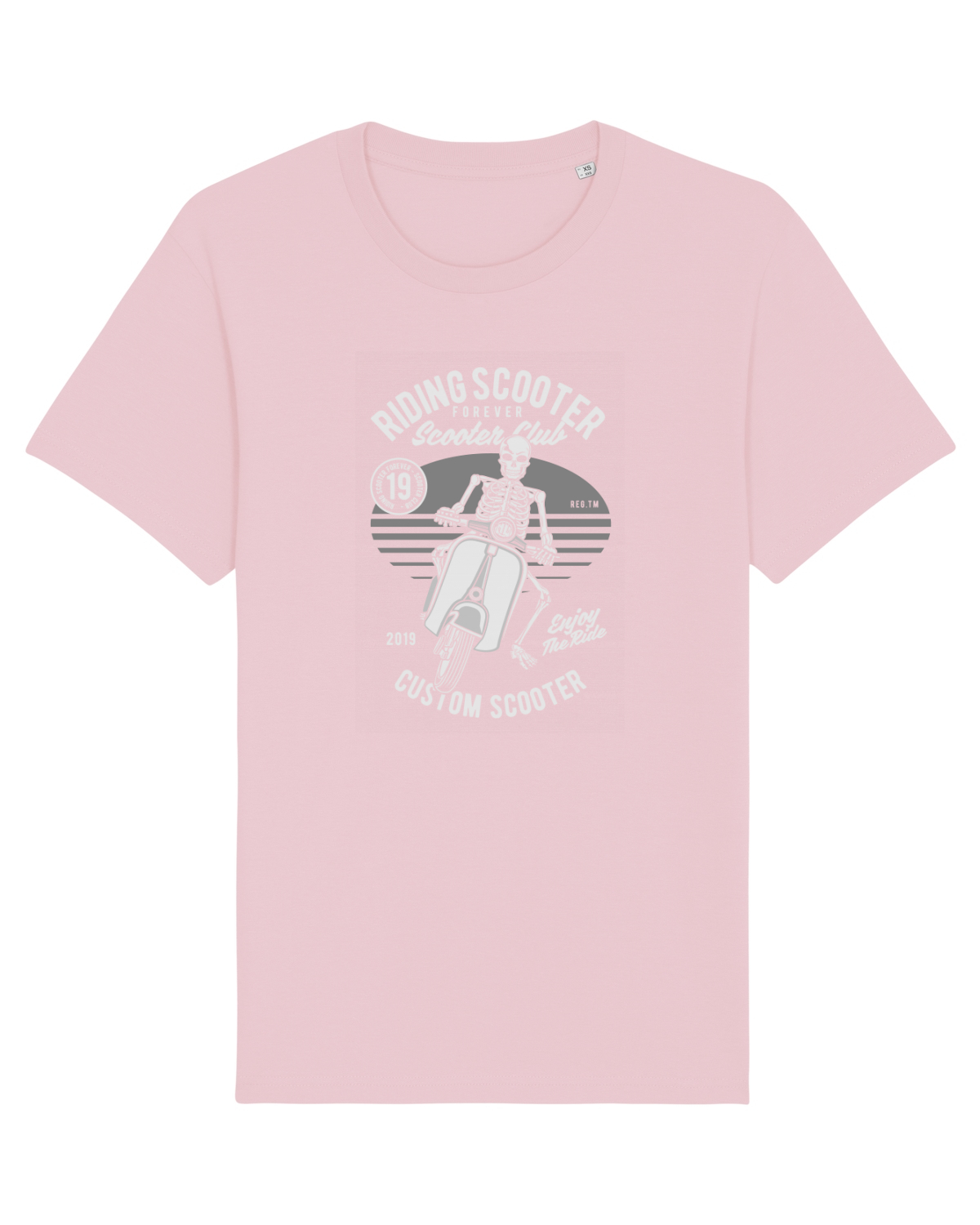 Tricou mânecă scurtă Unisex Rocker Cotton Pink