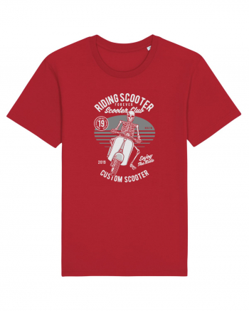 Scooter Skull Red