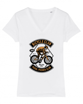 Skull Bicycle Skeleton White