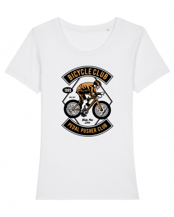 Skull Bicycle Skeleton White