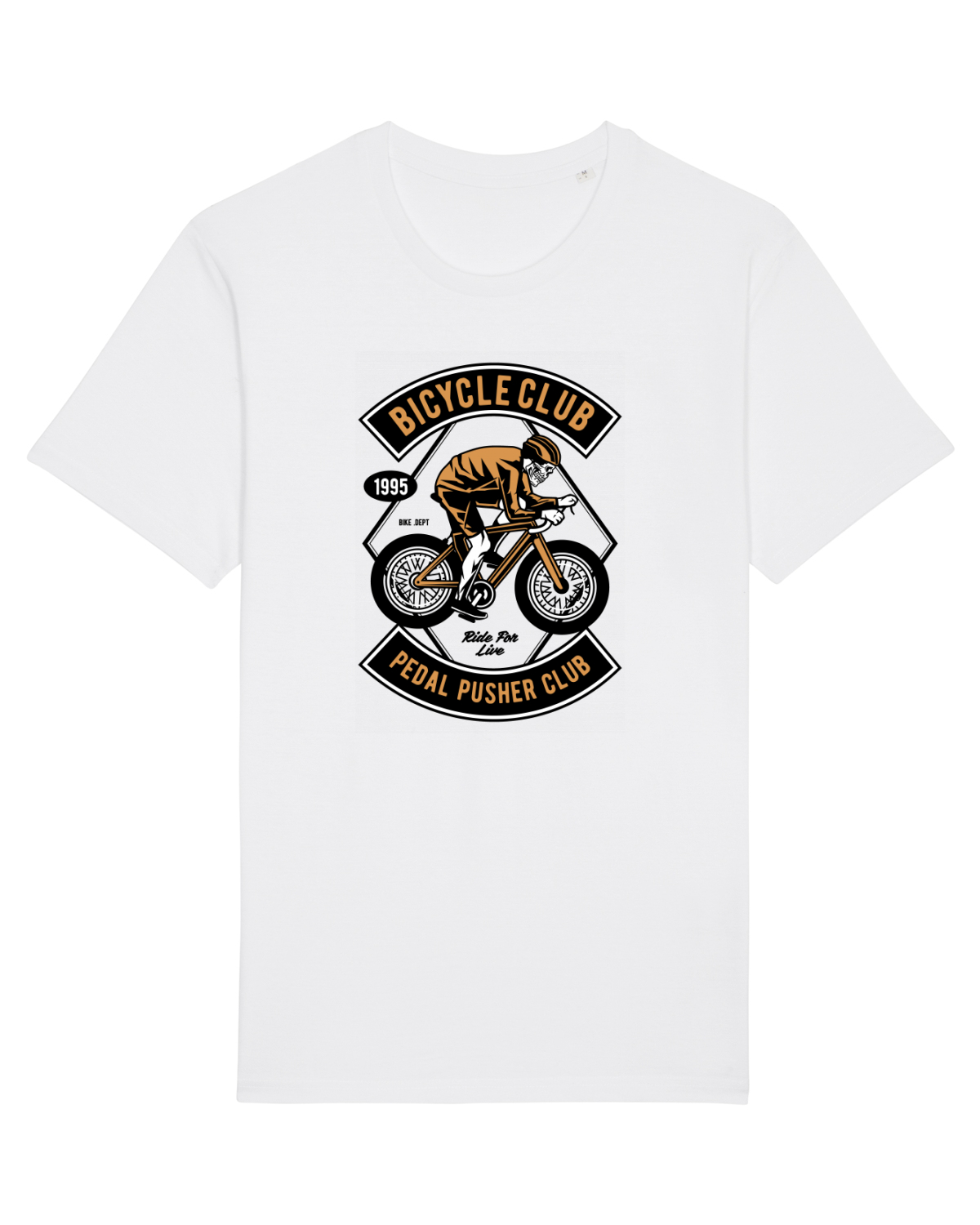 Tricou mânecă scurtă Unisex Rocker White