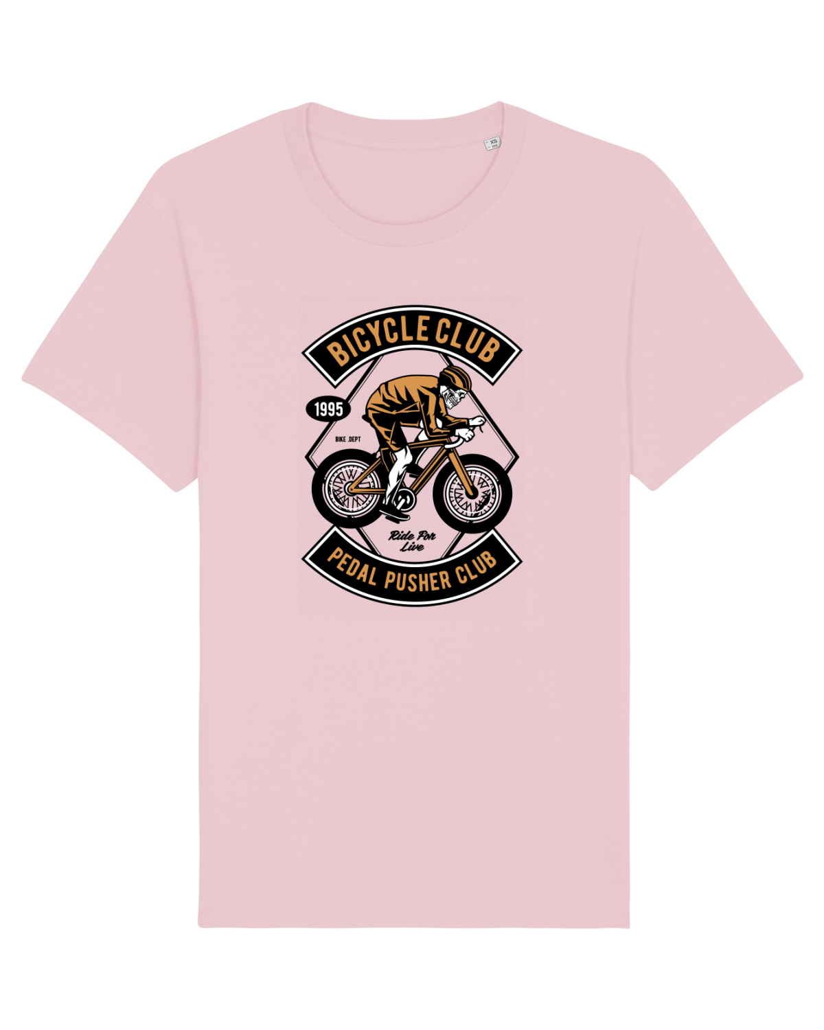 Tricou mânecă scurtă Unisex Rocker Cotton Pink