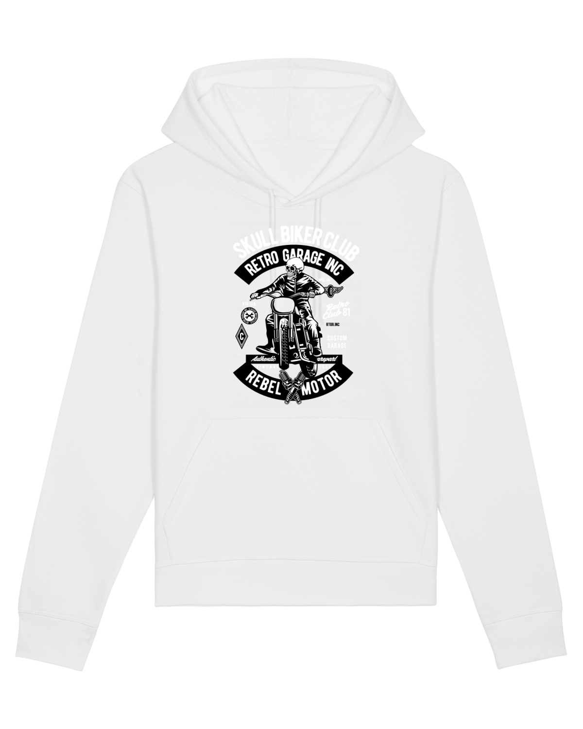 Hanorac Unisex Drummer White