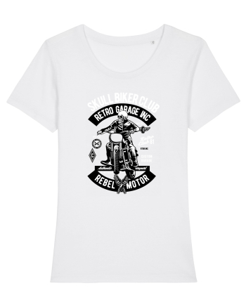 Biker Club Skeleton White