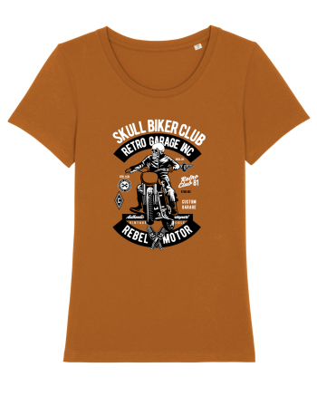 Biker Club Skeleton Roasted Orange