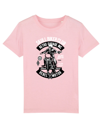 Biker Club Skeleton Cotton Pink