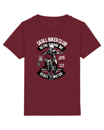 Biker Club Skeleton Burgundy