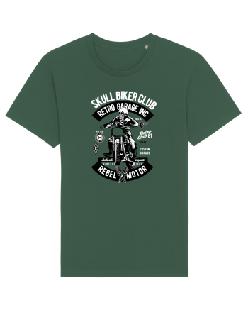 Biker Club Skeleton Bottle Green