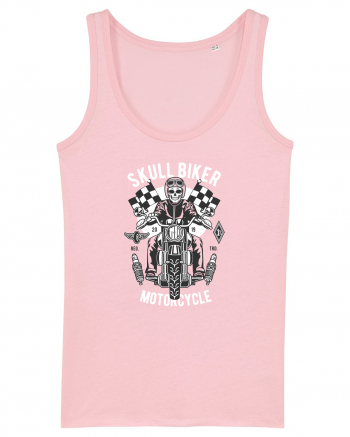 Skull Biker Race Cotton Pink