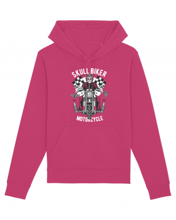 Skull Biker Race Raspberry