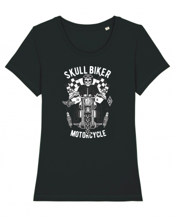 Skull Biker Race Black