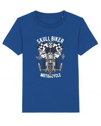 Skull Biker Race Majorelle Blue
