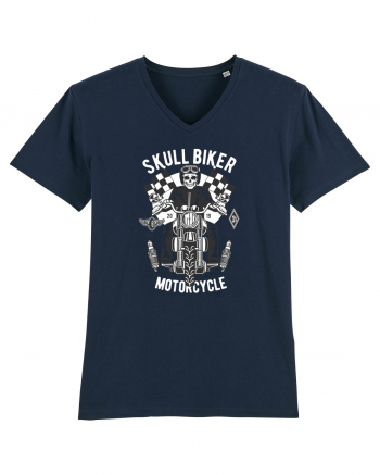 Skull Biker Race French Navy