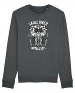 Skull Biker Race Bluză mânecă lungă Unisex Rise