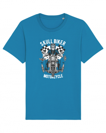 Skull Biker Race Azur