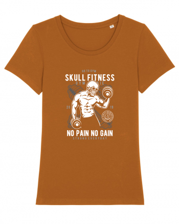 Skull Fitness Gym Roasted Orange