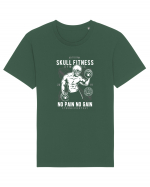 Skull Fitness Gym Tricou mânecă scurtă Unisex Rocker