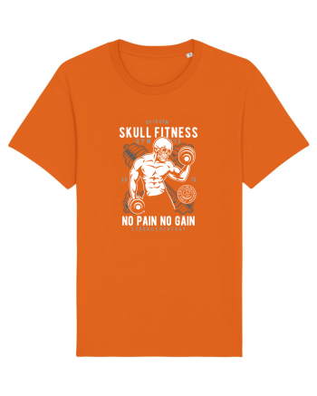 Skull Fitness Gym Bright Orange