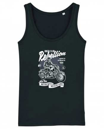 Skull Motorbiker Black