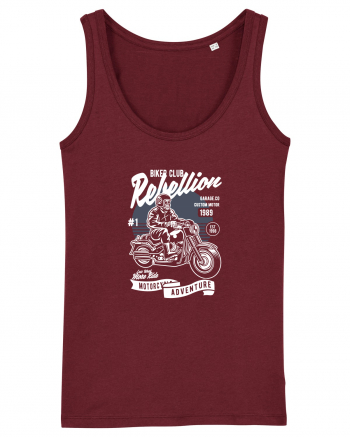 Skull Motorbiker Burgundy