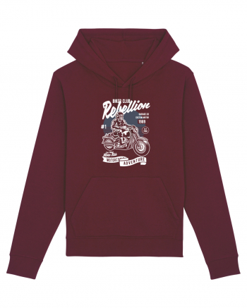 Skull Motorbiker Burgundy