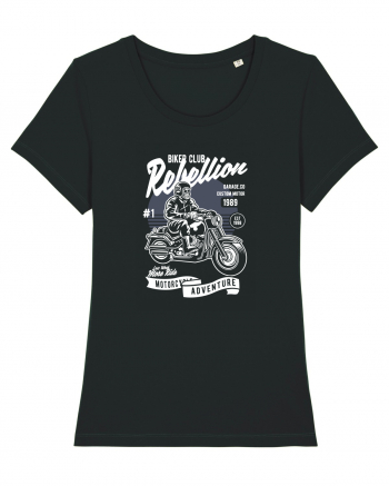 Skull Motorbiker Black