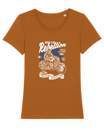 Skull Motorbiker Roasted Orange