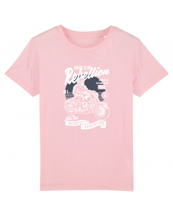 Skull Motorbiker Cotton Pink