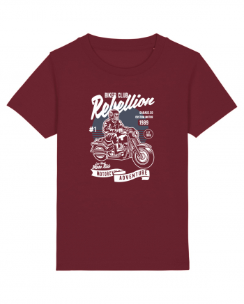 Skull Motorbiker Burgundy