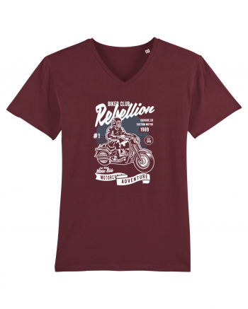 Skull Motorbiker Burgundy